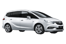 Car Hire Dartmouth - Vauxhall Zafira 7-Seater - Minibus hire Dartmouth